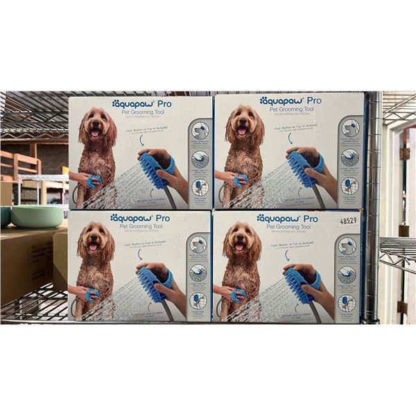 (4) AQUAPAW PRO PET GROOMING TOOLS