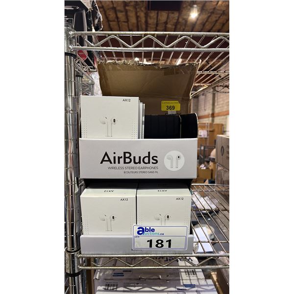 (2) BOXES OF AIRBUDS WHITE WIRELESS EARBUDS