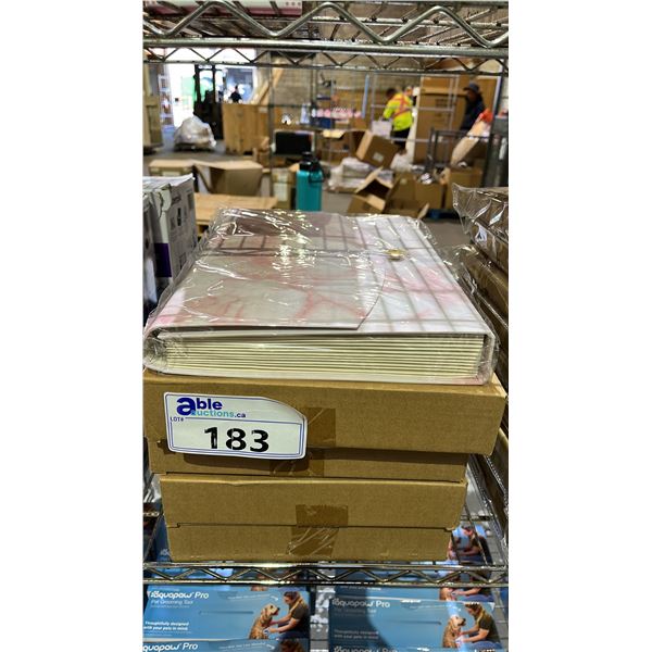 (4) PAPER JUNKIE ACCORDION FILE FOLDERS