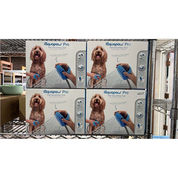 (4) AQUAPAW PRO PET GROOMING SYSTEMS