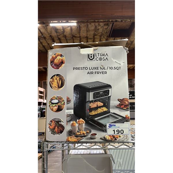 ULTIMA COSA PRESTO LUX 10L AIR FRYER