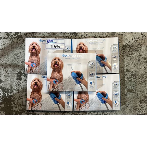 (5) AQUAPAW PRO PET GROOMING TOOLS