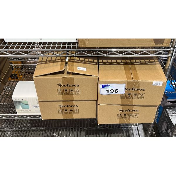 (4) CASES OF YOOFOREA SUCTION BOWLS