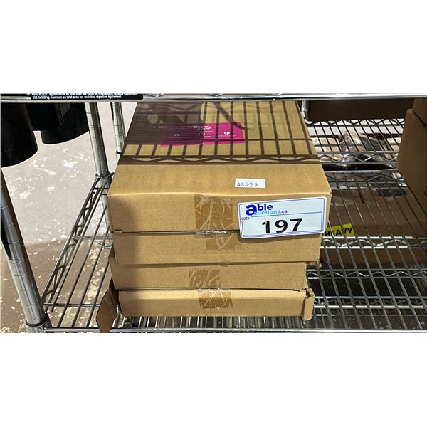 (4) PAPER JUNKIE ACCORDION FILE FOLDERS
