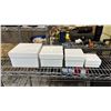 Image 2 : (3) SETS OF 4 STOCK ROOM+ WHITE LIDDED BOXES