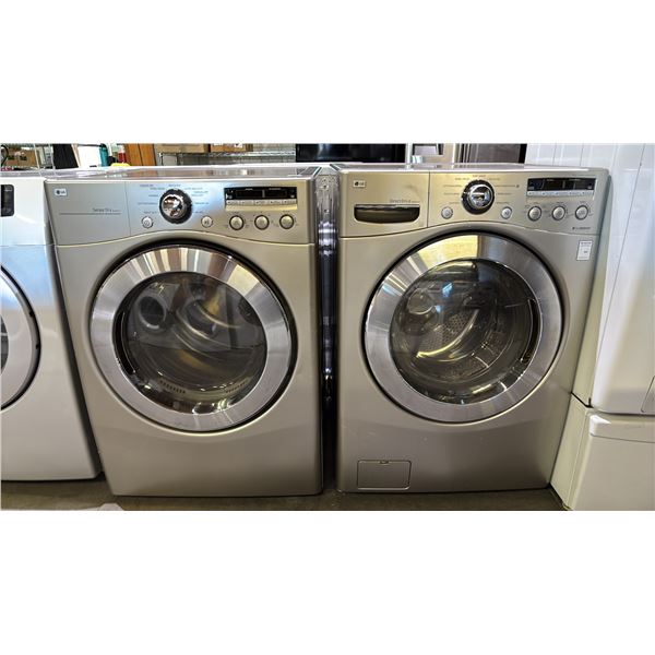 LG FRONT LOAD WASHER & DRYER SET