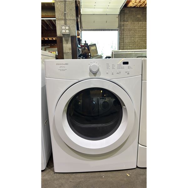 FRIGIDAIRE AFFINITY ULTRA CAPACITY CLOTHES DRYER WITH WRINKLE RELEASE