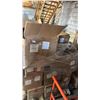 Image 3 : PALLET OF ASSTD. ITEMS: SNOWMAN PORCH LIGHT COVERS, FAUX FERN BUNDLES, ACRYLIC PENDANT STRANDS &