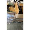 Image 4 : PALLET OF ASSTD. ITEMS: FAUX BOSTON FERN, GRADUATION HONOR CORDS, SNOWMAN PORCH LIGHT COVERS & MORE