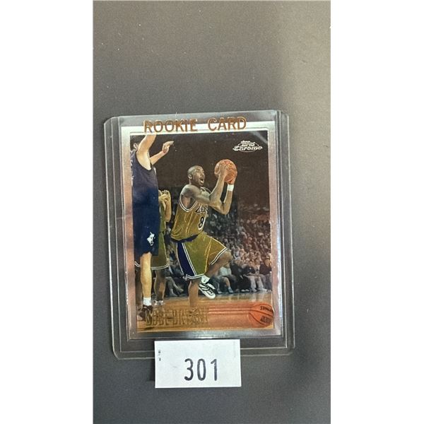 1997 TOPPS CHROME #138 KOBE BRYANT BASKETBALL CARD