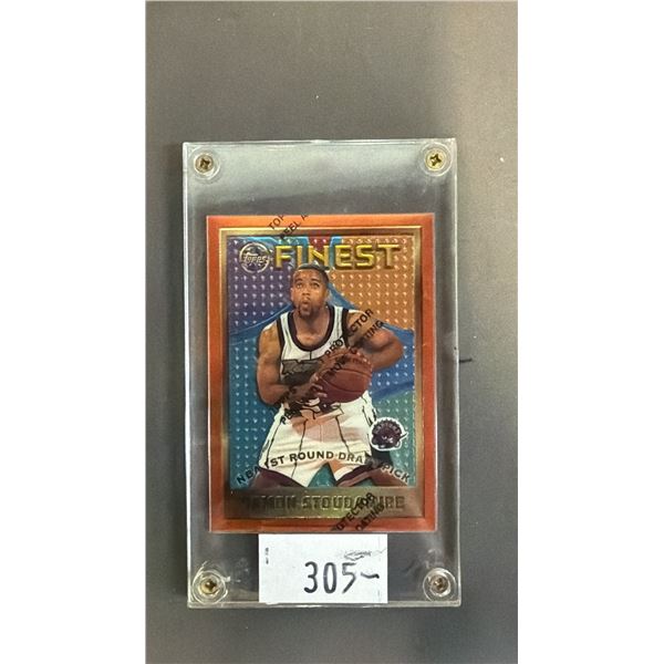 1998 TOPPS FINEST FIRST ROUND DRAFT PICK #117 DAMON STOUDAMIRE BASKETBALL CARD