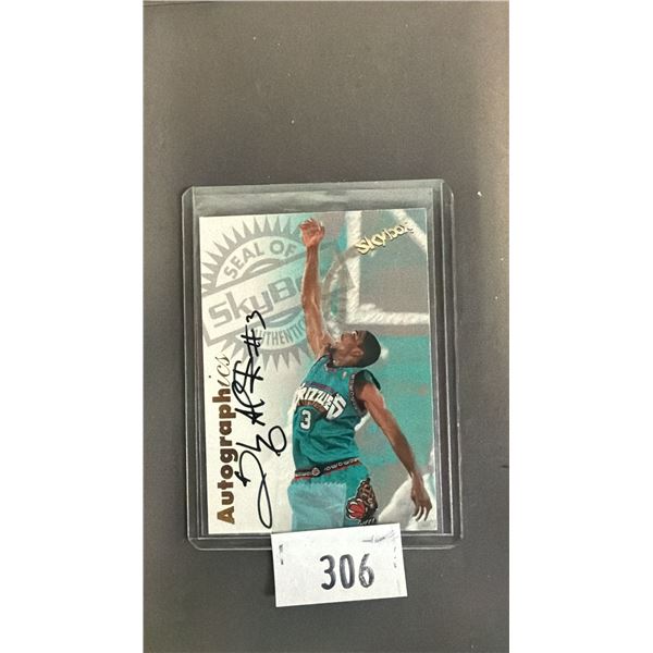 1997 SKYBOX AUTOGRAPICS SHAREEF ABDUR-RAHIM BASKETBALL CARD