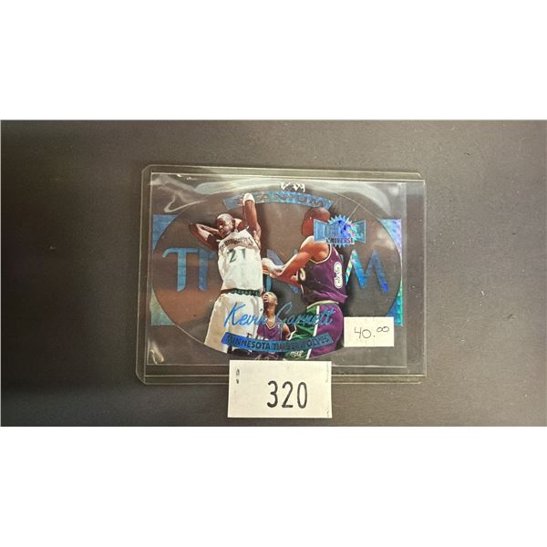 1997 SKYBOX METAL UNIVERSE TITANIUM #8/20 T KEVIN GARNETT BASKETBALL CARD