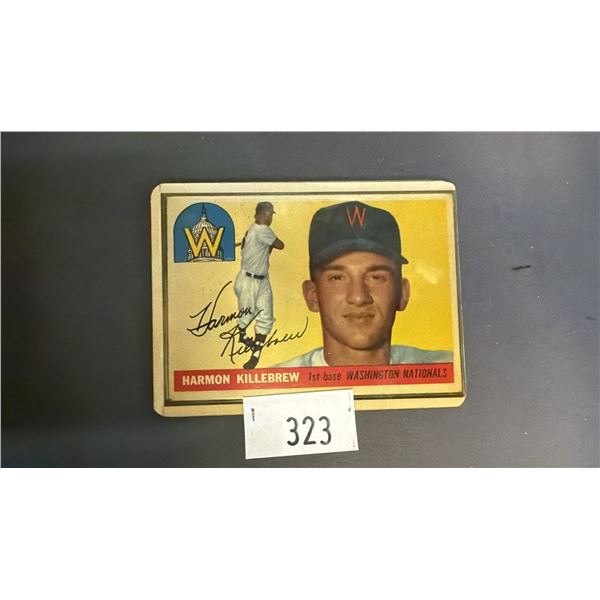 1955 TOPPS #124 HARMON KILLEBREW BASEBALL CARD