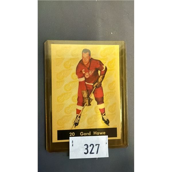 1962 PARKHURST #PR-51 GORD HOWE HOCKEY CARD
