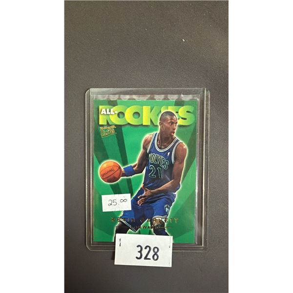 1996 FLEER ULTRA ALL-ROOKIES #3/10 KEVIN GARNETT BASKETBALL CARD