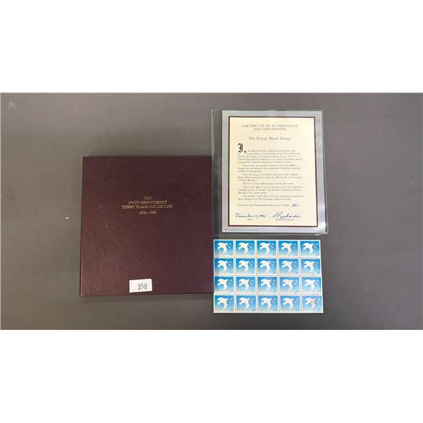 THE 150TH ANNIVERSARY PENNY BLACK COLLECTION 1840-1990 STAMP SET