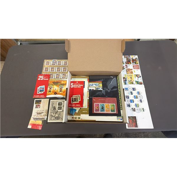 BOX OF ASSORTED WORLD STAMPS