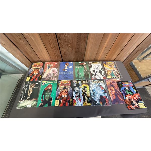 ASSORTED SIRIUS DAWN COMIC BOOKS