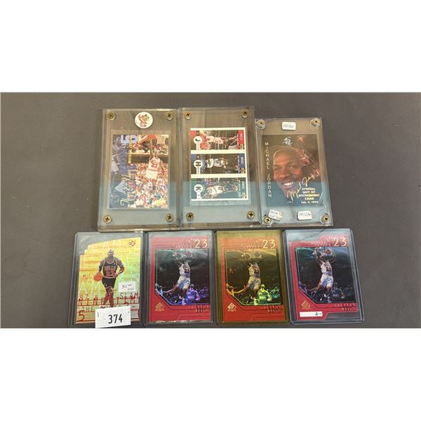 ASSORTED MICHAEL JORDAN BASKETBALL CARDS