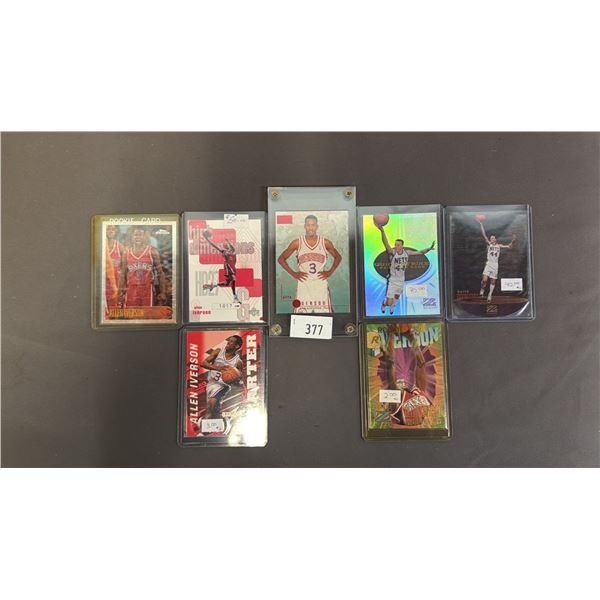 ASSORTED ALLEN IVERSON & KEITH VAN HORN BASKETBALL CARDS