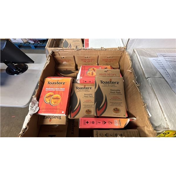 CASE OF ASSORTED TOASTERZ REUSABLE HEAT PACKS