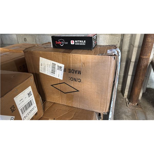 CASE OF SAFEWISE LATEX-FREE NITRILE GLOVES