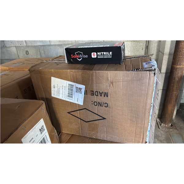 CASE OF SAFEWISE LATEX-FREE NITRILE GLOVES