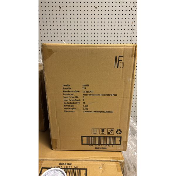 *NEW* CASE OF THE NATURAL FAMAILY CO FRIENDLY FLOSSERS BIODEGRADABLE FLOSS PICKS