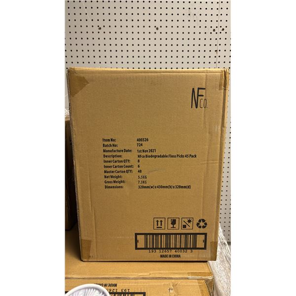 *NEW* CASE OF THE NATURAL FAMAILY CO FRIENDLY FLOSSERS BIODEGRADABLE FLOSS PICKS