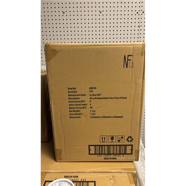 *NEW* CASE OF THE NATURAL FAMAILY CO FRIENDLY FLOSSERS BIODEGRADABLE FLOSS PICKS
