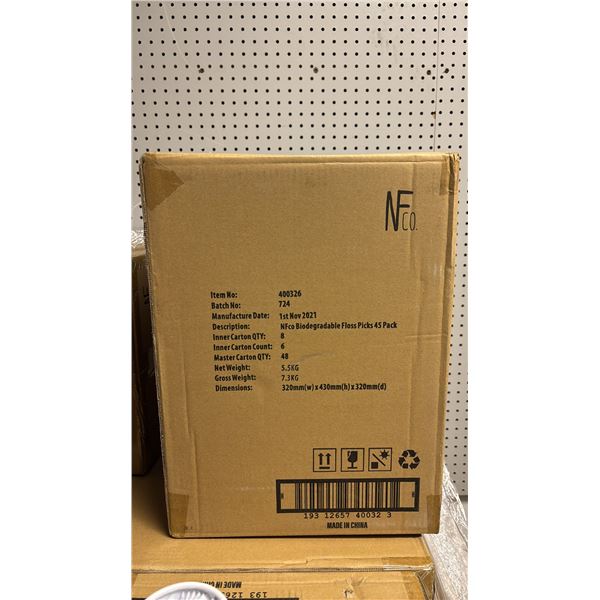 *NEW* CASE OF THE NATURAL FAMAILY CO FRIENDLY FLOSSERS BIODEGRADABLE FLOSS PICKS