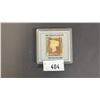 Image 1 : 150TH ANNIVERSARY PENNY BLACK REPLICA 24K GOLD PLATED ON .999 FINE SILVER BAR