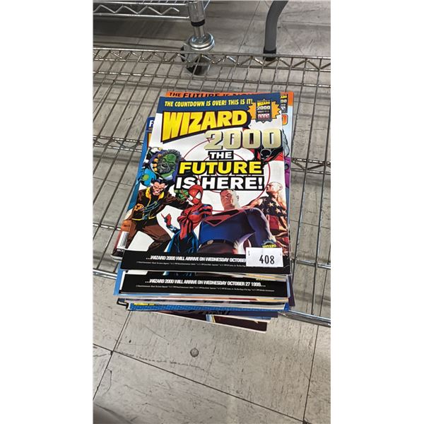 ASSORTED WIZARD MAGAZINES