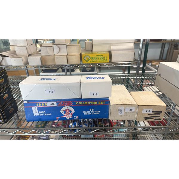 (5) BOXES OF ASSORTED SPORTS CARDS