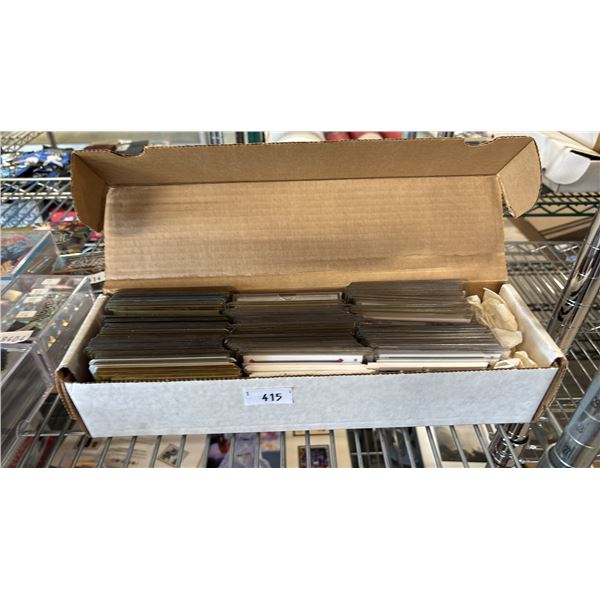 BOX OF BASEBALL CARDS