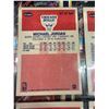 Image 6 : SLEEVES OF 1986 FLEER PREMIER BASKETBALL CARDS INCLUDING; #57 MICHAEL JORDAN