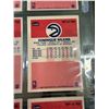 Image 8 : SLEEVES OF 1986 FLEER PREMIER BASKETBALL CARDS INCLUDING; #57 MICHAEL JORDAN