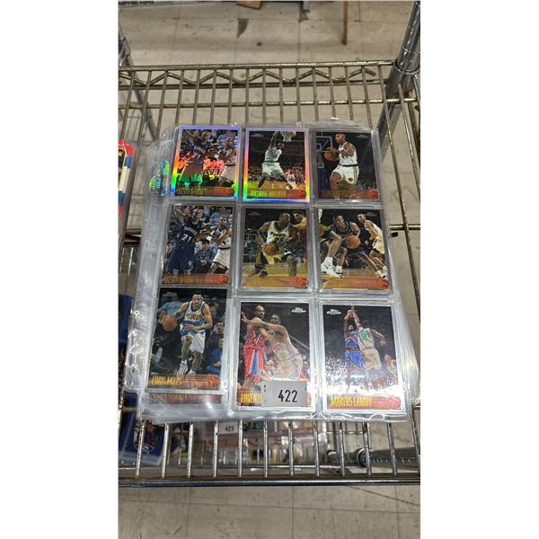 SLEEVES OF ASSORTED BASKETBALL CARDS