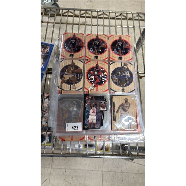 SLEEVES OF ASSORTED BASKETBALL CARDS