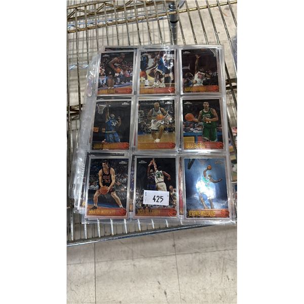 SLEEVES OF ASSORTED BASKETBALL CARDS