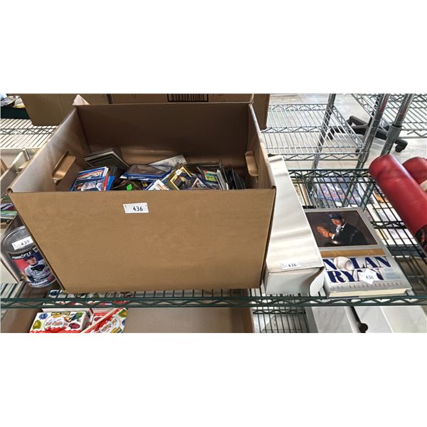 ASSORTED NOLAN RYAN BASEBALL CARDS & BOOK