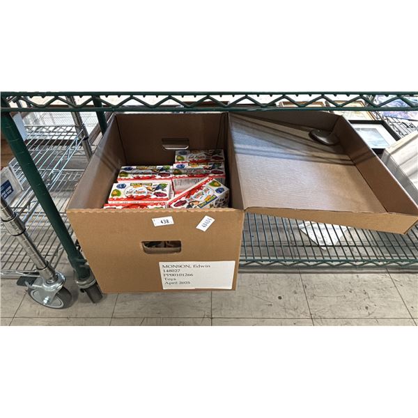 BOX OF ASSORTED KINDER SURPRISE TOYS