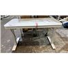Image 1 : SEVILLE CLASSICS WHITE AIR LIFT DESK: *WORKING CONDITION UNKNOWN/MAY BE MISSING PARTS & OR PIECES*