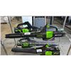 Image 1 : (2) GREENWORKS PRO CORDLESS LEAF BLOWERS *NO BATTERIES OR CHARGERS/WORKING CONDITION UNKNOWN/MAY BE