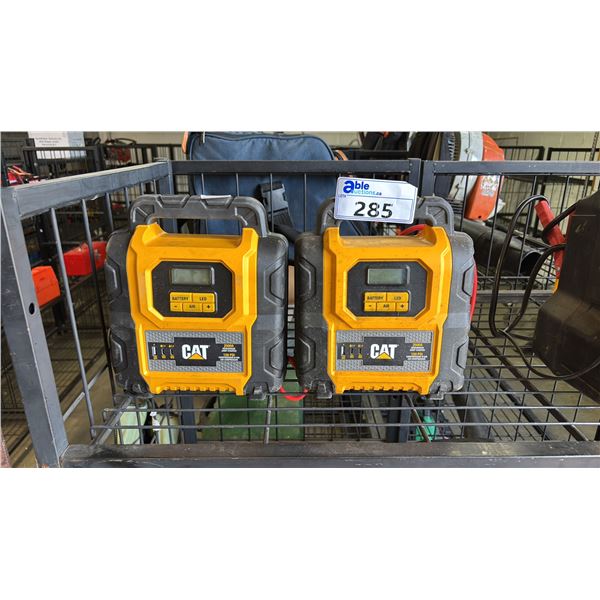 (2) CAT 2500A LITHIUM POWER STATIONS *WORKING CONDITION UNKNOWN/MAY BE MISSING PARTS & OR PIECES*