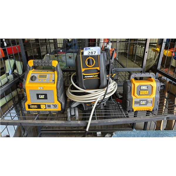 (3) ASSORTED CAT & POWERPLAY POWER STATIONS *WORKING CONDITION UNKNOWN/MAY BE MISSING PARTS & OR