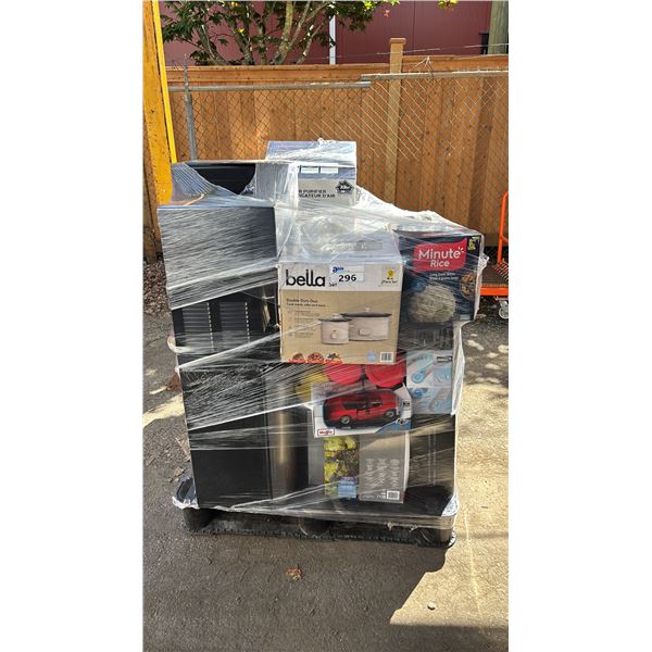 PALLET OF ASSTD. ITEMS: WATER COOLERS, AIR PURIFIERS, COFFEE MAKERS & MORE *WORKING CONDITION