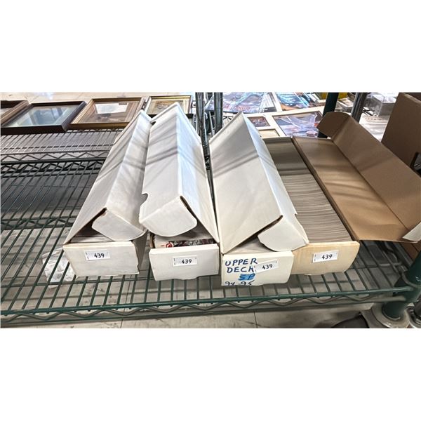 (4) BOXES OF ASSORTED SPORTS CARDS