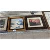 Image 3 : SHELF OF ASSORTED FRAMED ARTWORK